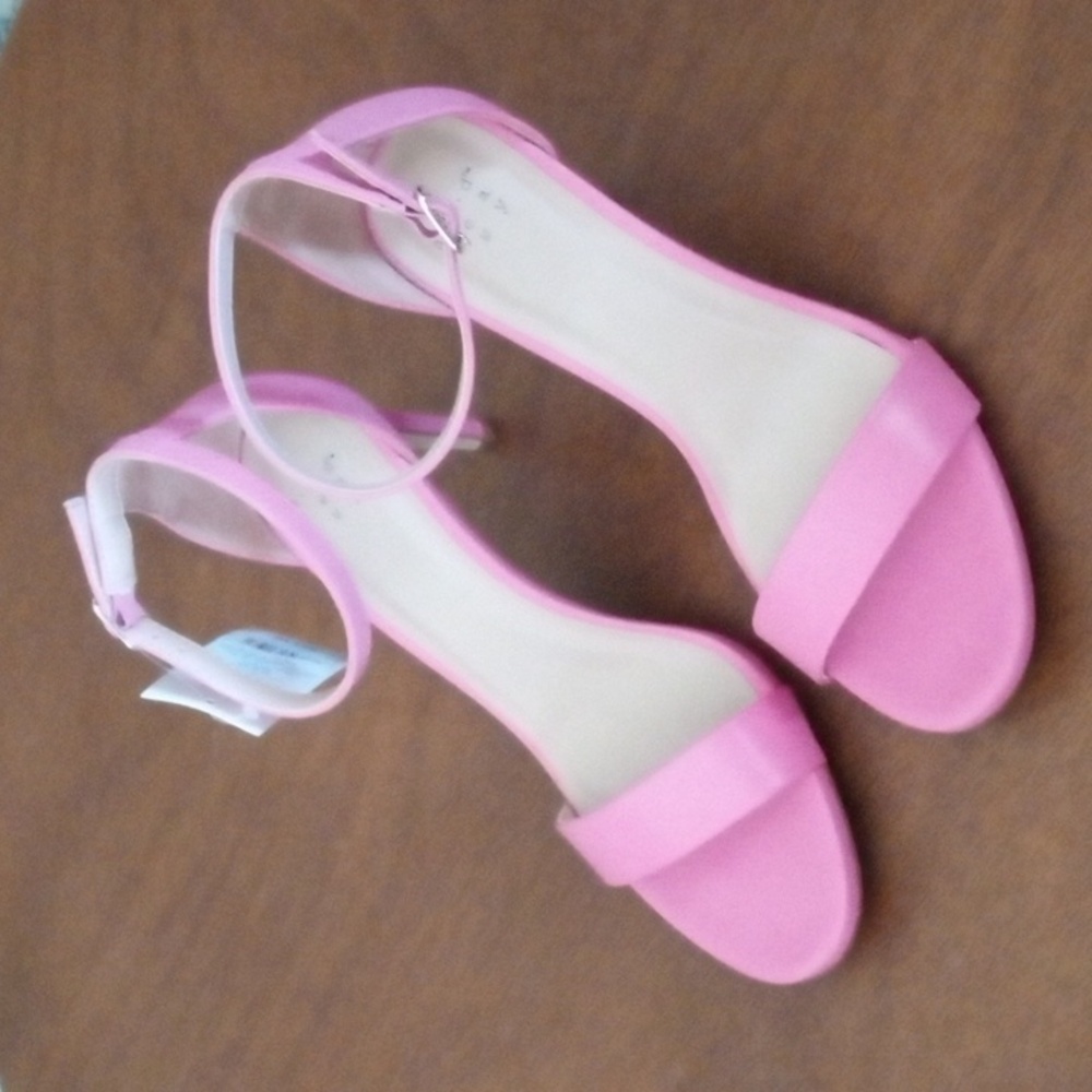 Pink Strappy Heels - Picture 2 of 8